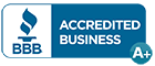 BBB A+ accreditation badge