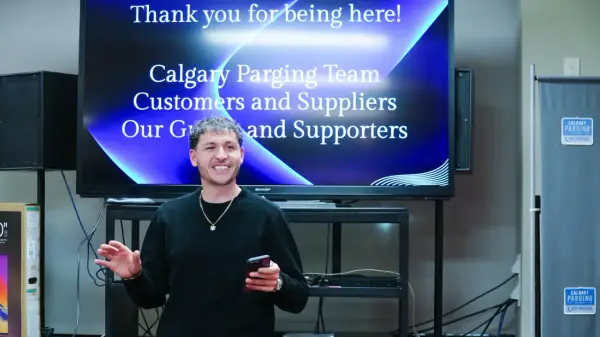 Calgary Parging team end-of-year party 2025, photo 4